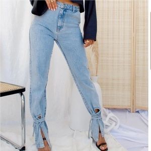 12th Tribe Tie Jeans